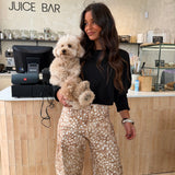 Bambi Print Balloon Pants