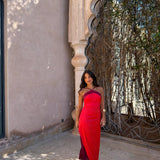 Oasis Dress in Red