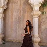 Manila Dress in Brown