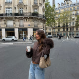 Amour Jacket in Brown