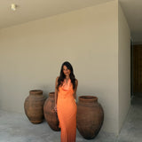 Degrade Orange Dress