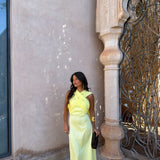 Triana Dress in Yellow