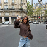 Amour Jacket in Brown