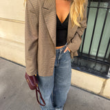 Ella Plaid Blazer