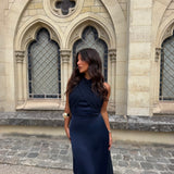 Triana Dress In Navy