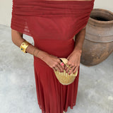 Toledo Dress in Terracota