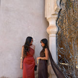 Triana Dress in Brown