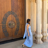 Safira Dress in Sky Blue