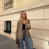Ella Plaid Blazer