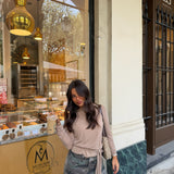 Cashmere Long Sleeve in Taupe