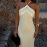 Riviera Dress in Light Yellow