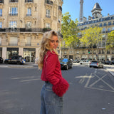 Amour Jacket in Red