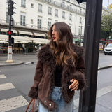 Reversible Curly Fur Jacket