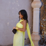 Triana Dress in Yellow