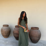 Toledo Dress in Green