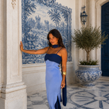 Zahara Dress in Blue