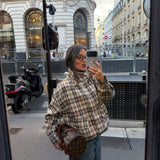 Capucine Plaid Bomber