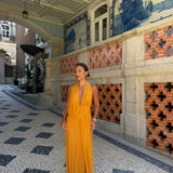 Aina Dress in Toasted Yellow
