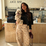 Bambi Print Balloon Pants
