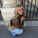 Sasha Studded Bomber Jacket