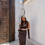 Rosalie Brown Dress