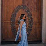Safira Dress in Sky Blue