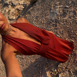 Aina Dress in Terracota