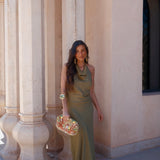 Riad Dress in Green