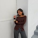 Paula Off Shoulder Sweater