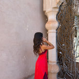 Oasis Dress in Red
