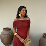 Toledo Dress in Terracota