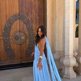 Paloma Dress in Blue