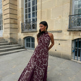 Sóller Dress in Burgundy