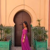 Toledo Dress in Fuxia