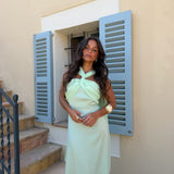 Triana Dress in Mint