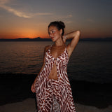 Giraffe Print Top