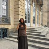 Palais Dress in Brown