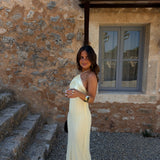 Riviera Dress in Light Yellow