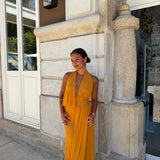 Aina Dress in Toasted Yellow