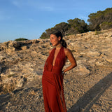 Aina Dress in Terracota