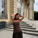 Palais Dress in Brown