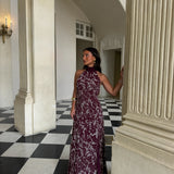 Sóller Dress in Burgundy