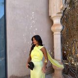 Triana Dress in Yellow