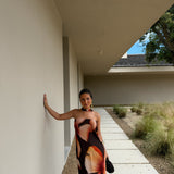Bloom Dress in Brown