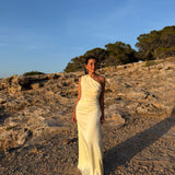 Amira Dress in Yellow