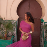 Toledo Dress in Fuxia