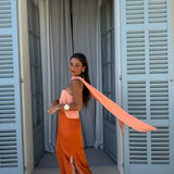 Joanna Dress In Orange