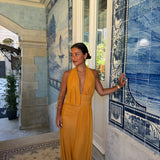 Aina Dress in Toasted Yellow