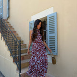 Siena Set in Blue and Burgundy
