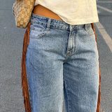 Noa Fringe Jeans - Shipping from 07/10 to 14/10